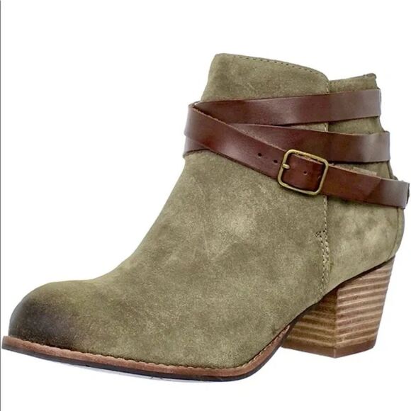 ✨NWT! Dolce Vita Java Ankle Suede Bootie in Taupe ~ Size: 8~ - Picture 1 of 12